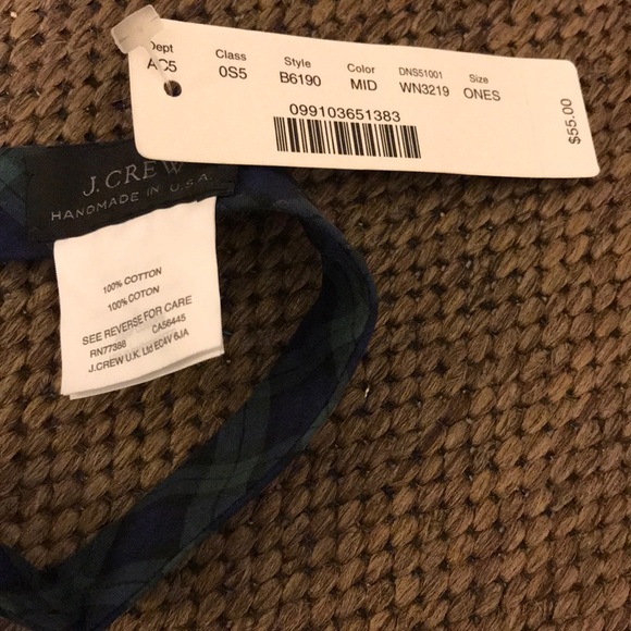 NWT J.crew adjustable bow bow tie - Picture 3 of 3